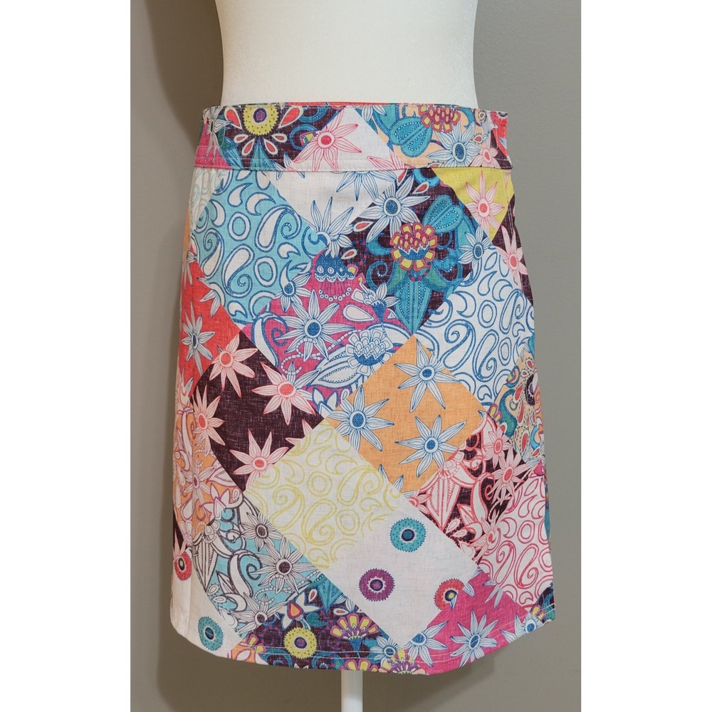 RipSkirt Floral Patchwork Adjustable Wrap Skirt